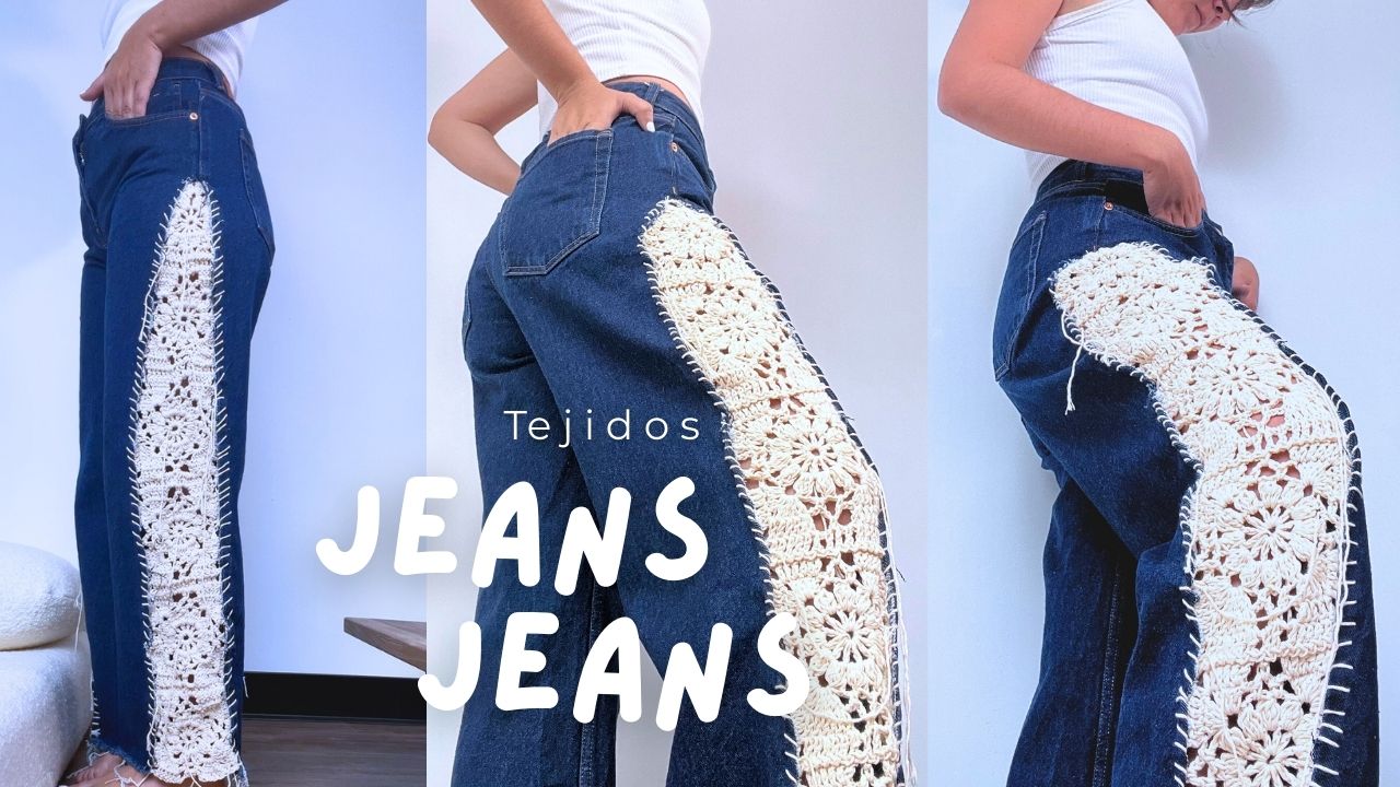 Transforme mis Jeans con Crochet: Tutorial/ DIY