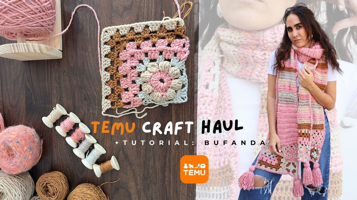 Crohet Temu TEMU Craft HAUL+ TUTORIAL