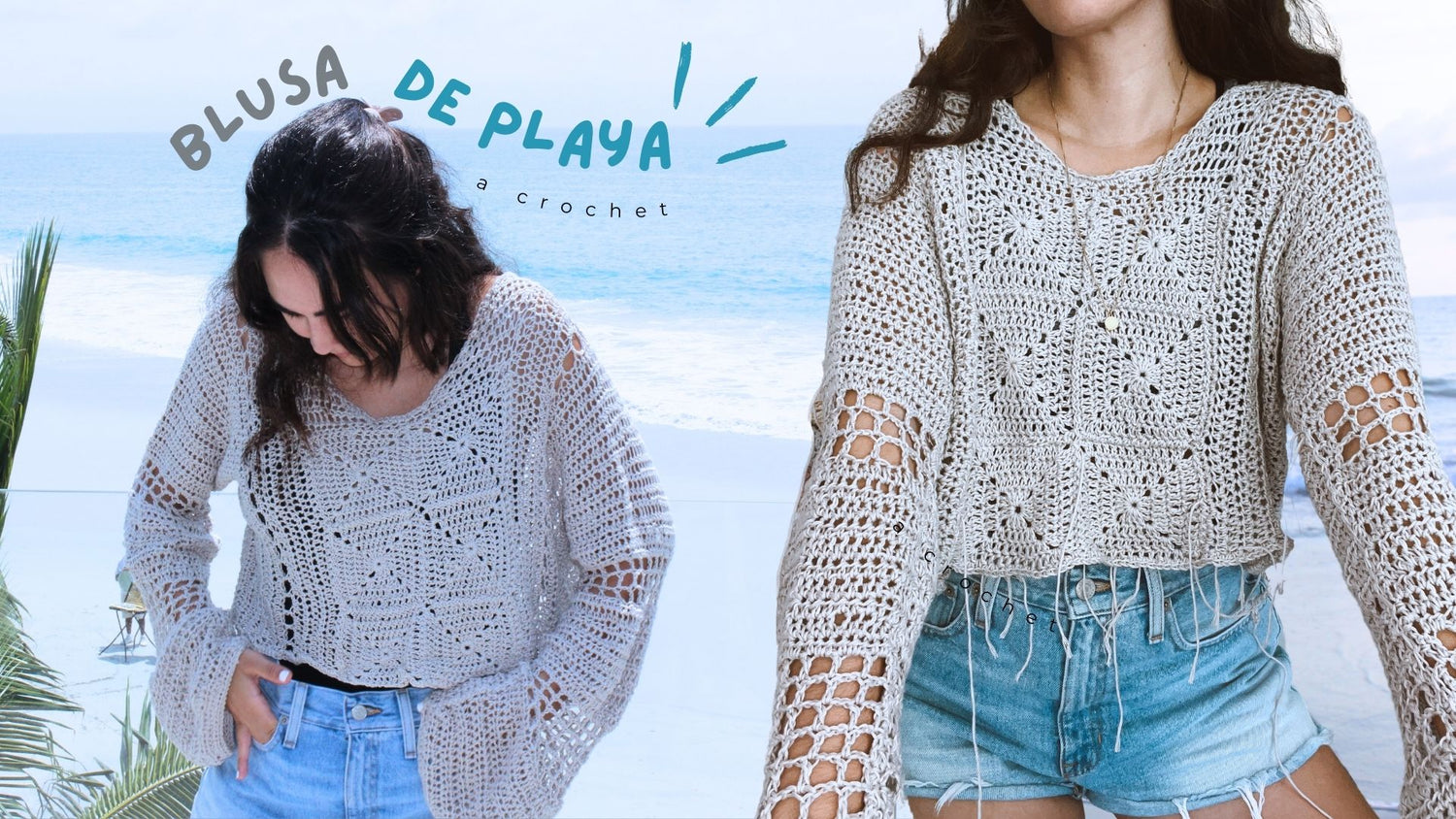 Teje una blusa de manga larga - DIY / CRAFT / CROCHET