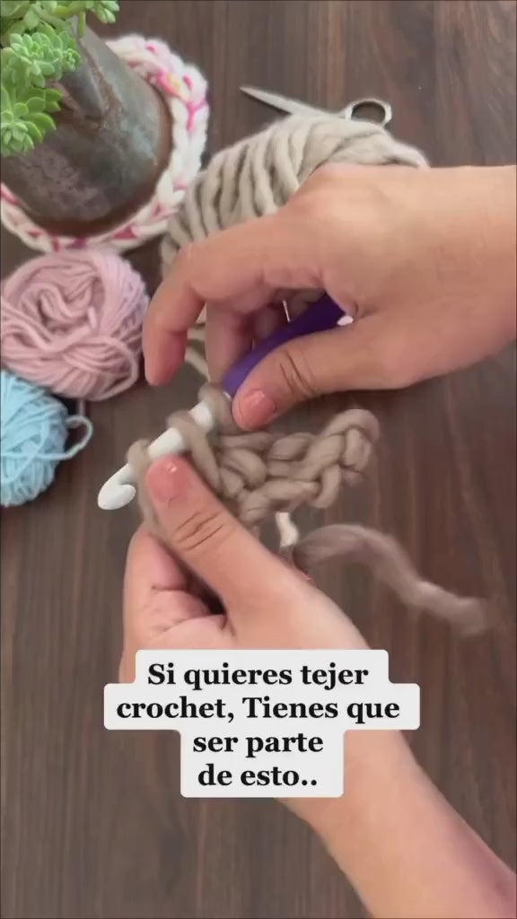 CURSO ONLINE: Iniciación al crochet