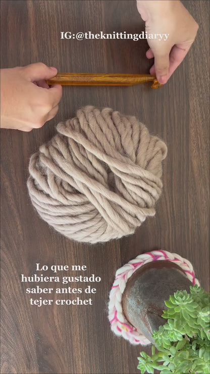 CURSO ONLINE: Iniciación al crochet